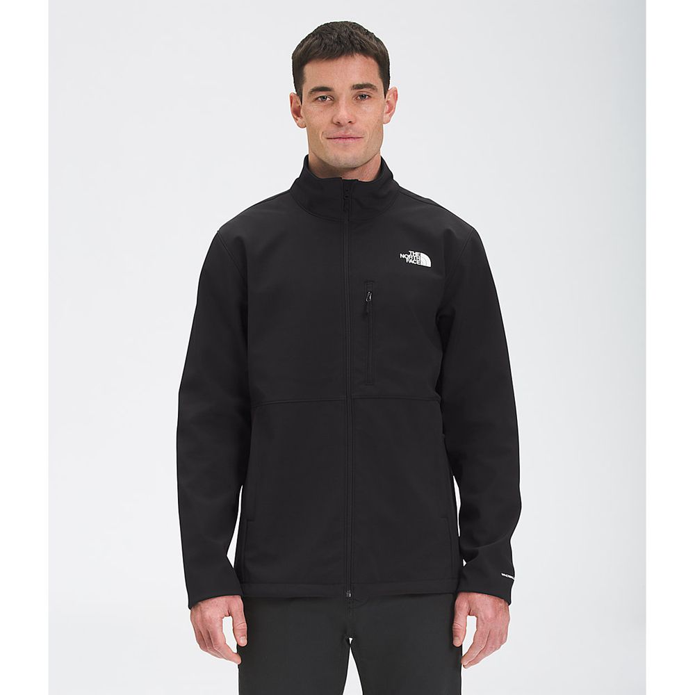 The North Face Softshell Jackets Mens Australia - The North Face Apex Bionic —Tall Black (FHN-163749